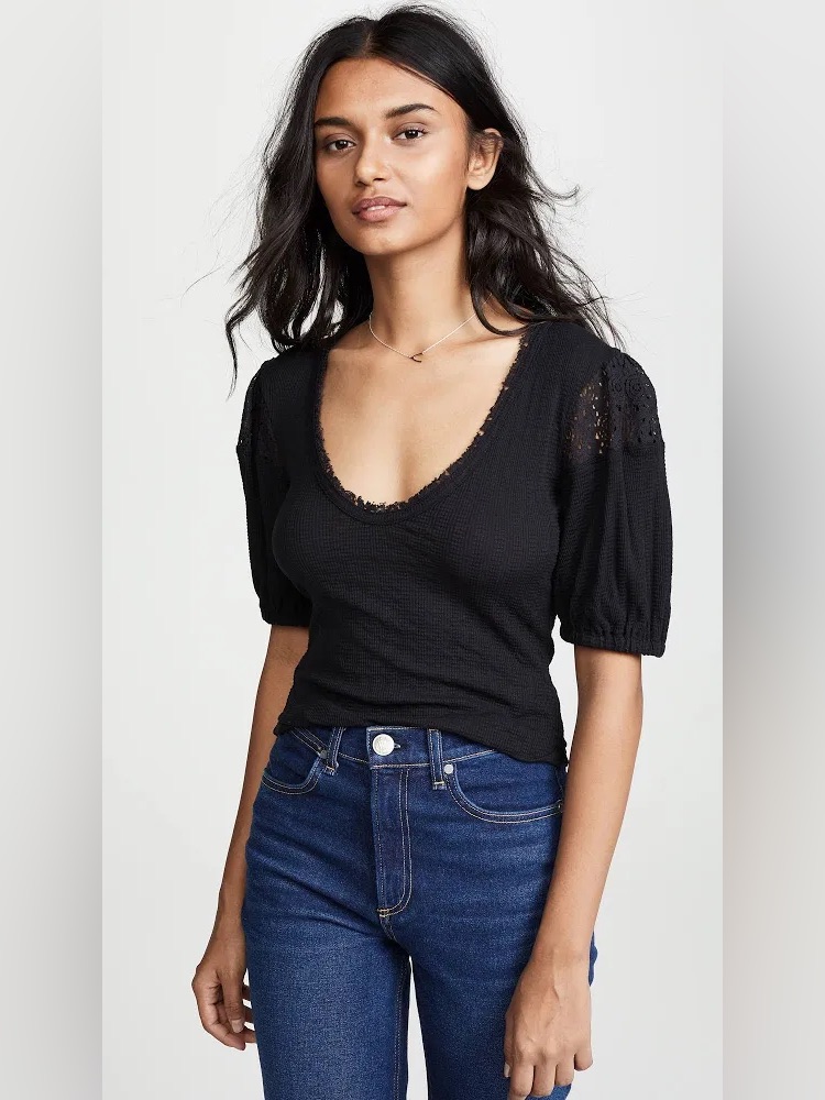 Nwt Free People St. James Tee Sz Xs